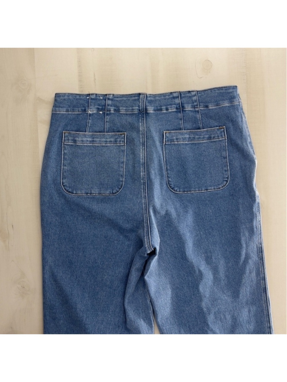 Talbots Classic High-Waist Blue Women’s Sailor Ankle Jeans - Picture 2 of 10